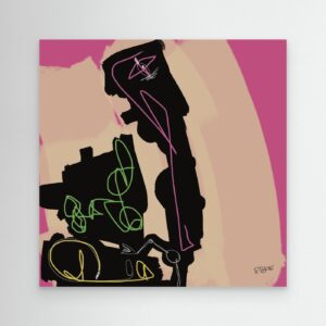 Canvas Print: "Keep moving forward"