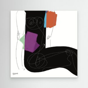Canvas Print: "Model sketch"